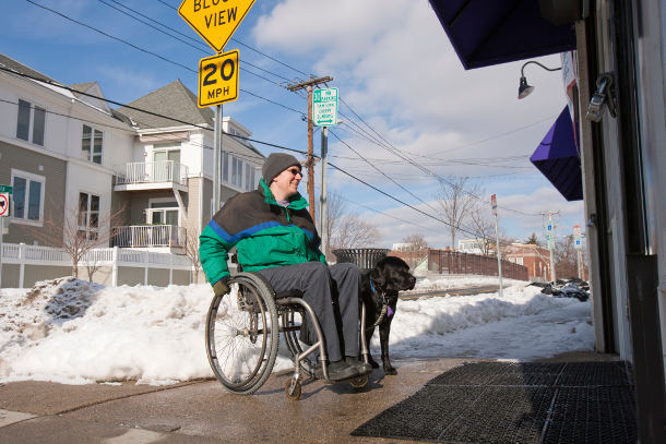 wheelchair access in winter